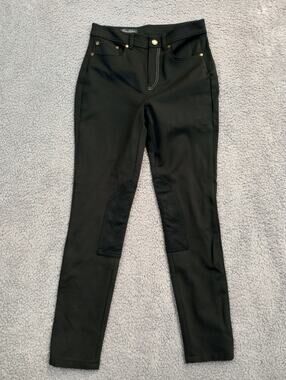 Brooks Brothers Equestrian Riding Pants Size 4 Black Horse Riding Pants (0962)